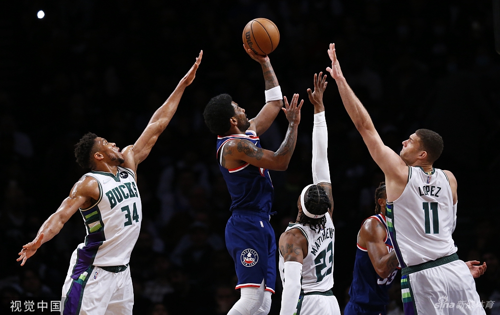 [NBA]雄鹿120-119篮网 字母哥力压杜兰特