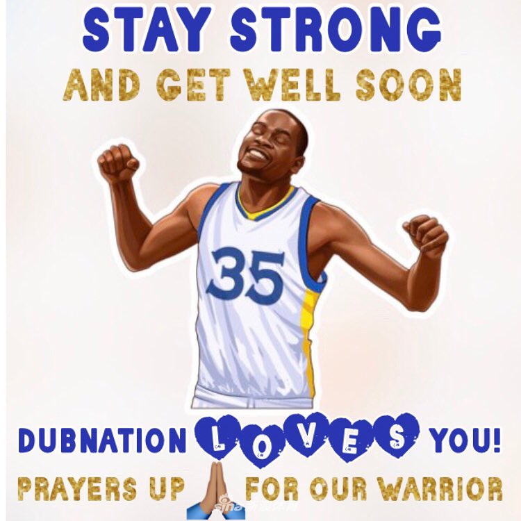 杜兰特跟腱断裂！已接受手术！期待王者归来