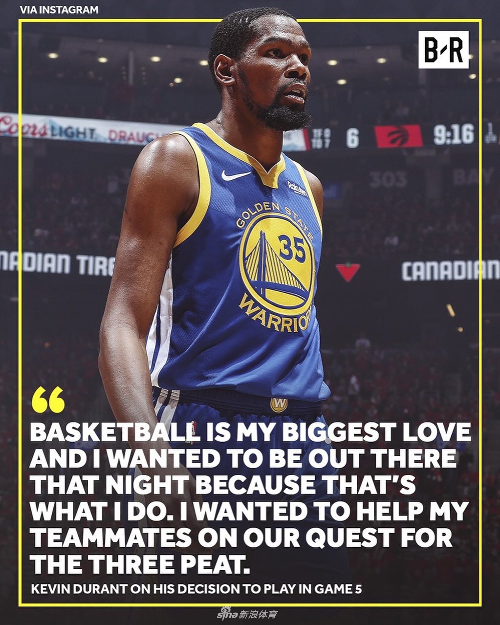 杜兰特跟腱断裂！已接受手术！期待王者归来