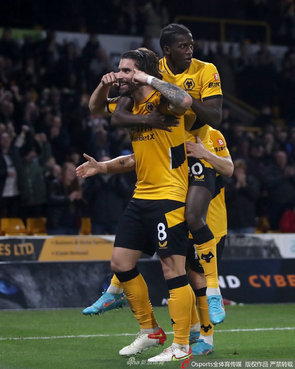 [英超]狼队4：0胜沃特福德