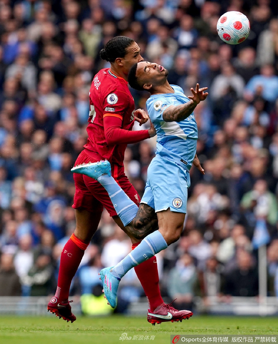 [英超]争顶大战！曼城2-2平利物浦