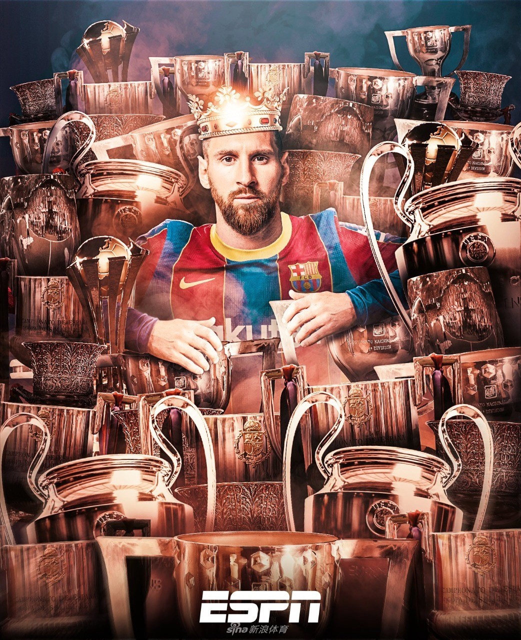 巴萨官宣梅西正式离队 结束21年巴萨生涯