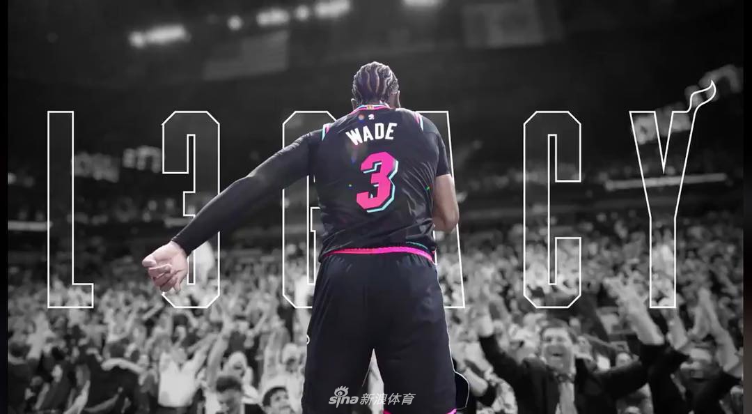 美媒体发海报致敬韦德:最后一舞