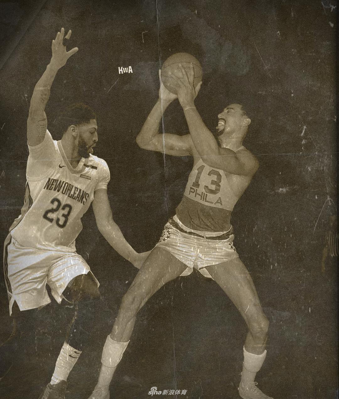 上古神兽张伯伦vs浓眉