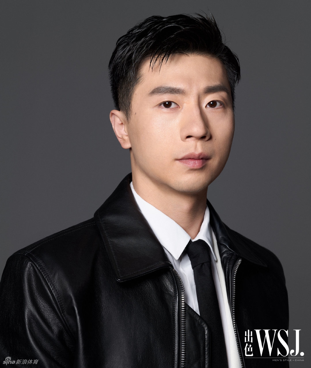 乒坛全满贯得主马龙拍摄男性杂志封面写真