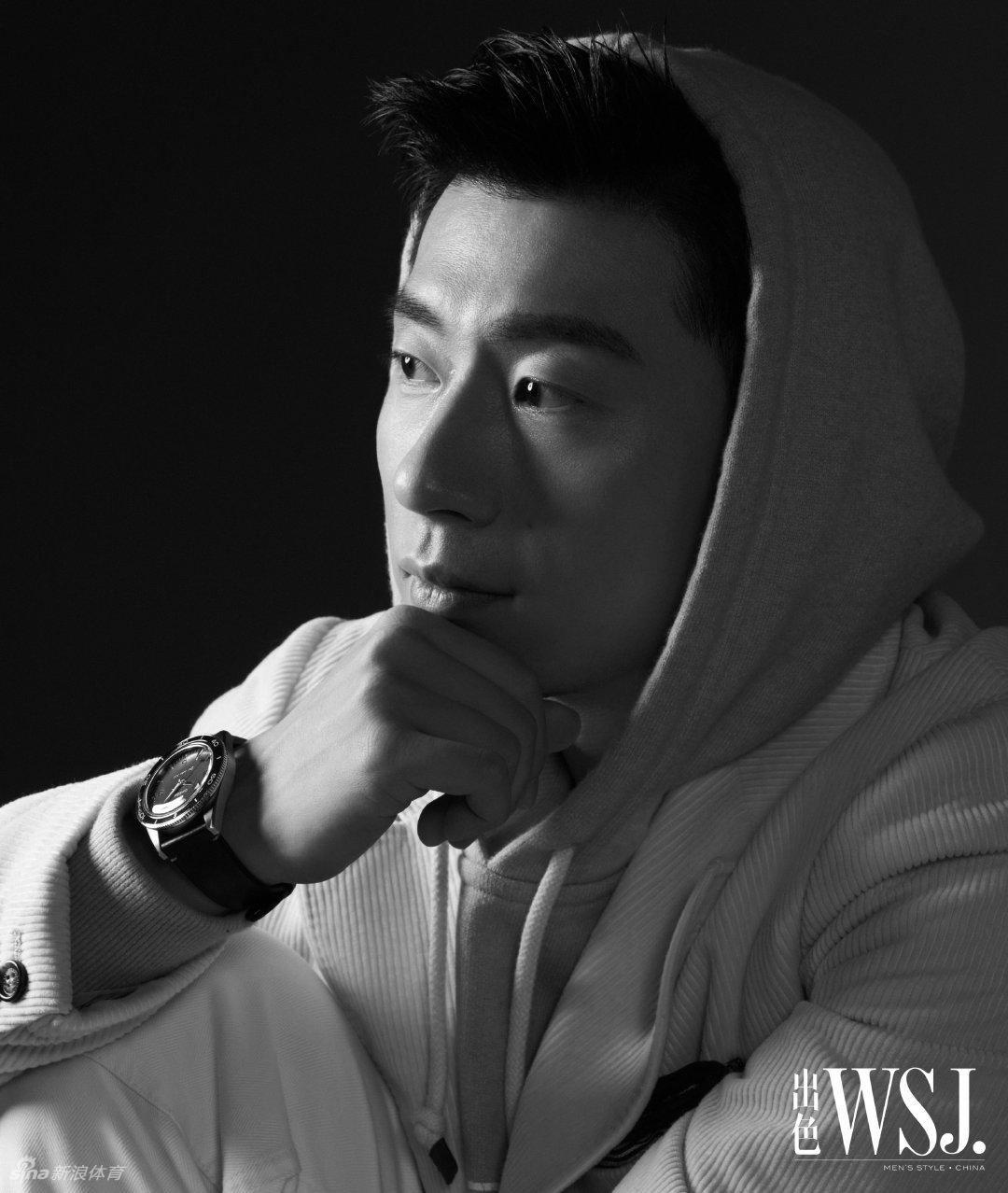乒坛全满贯得主马龙拍摄男性杂志封面写真