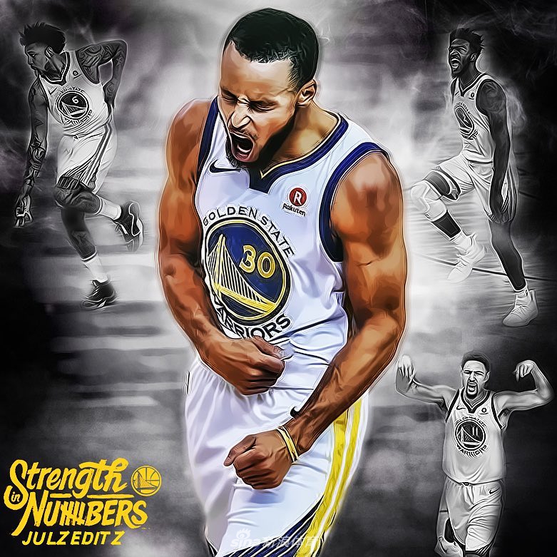 西决赛后海报：勇士称雄西部 骑勇第四季