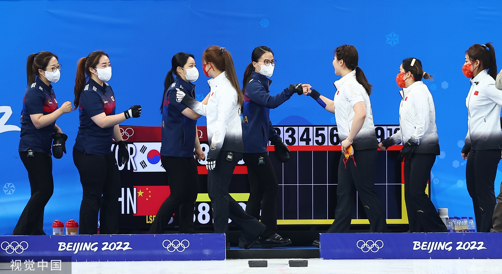 2连胜！女子冰壶中国队6-5击败韩国