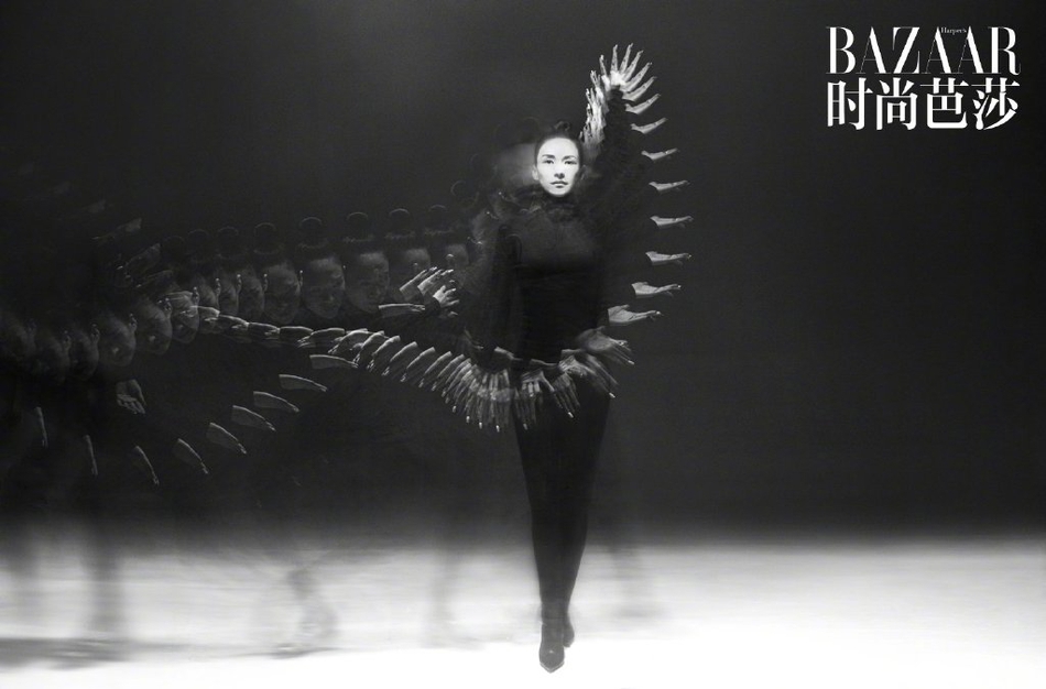 章子怡黑白武术大片曝光 再现经典角色玉娇龙宫二气场