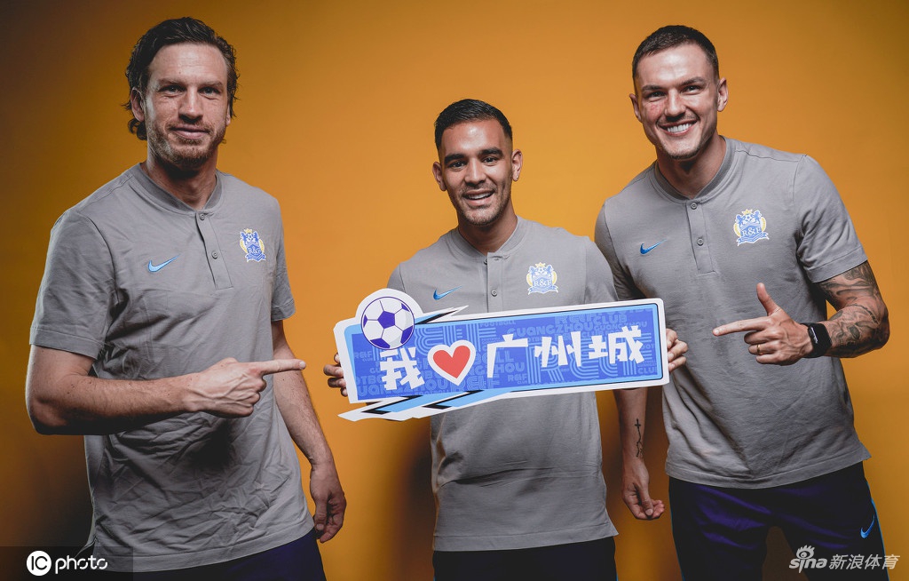 中超广州城队拍摄官方创意写真