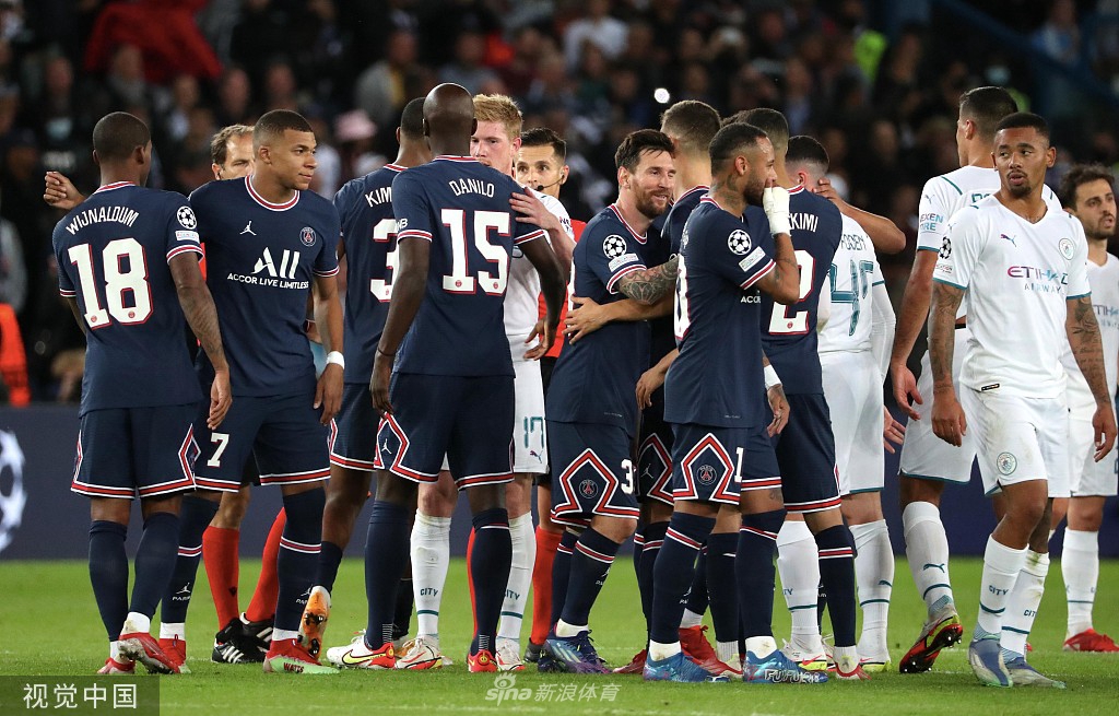 [欧冠]大巴黎2-0曼城 梅西破门