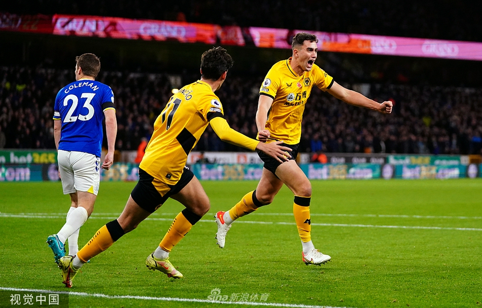 [英超]狼队2-1埃弗顿