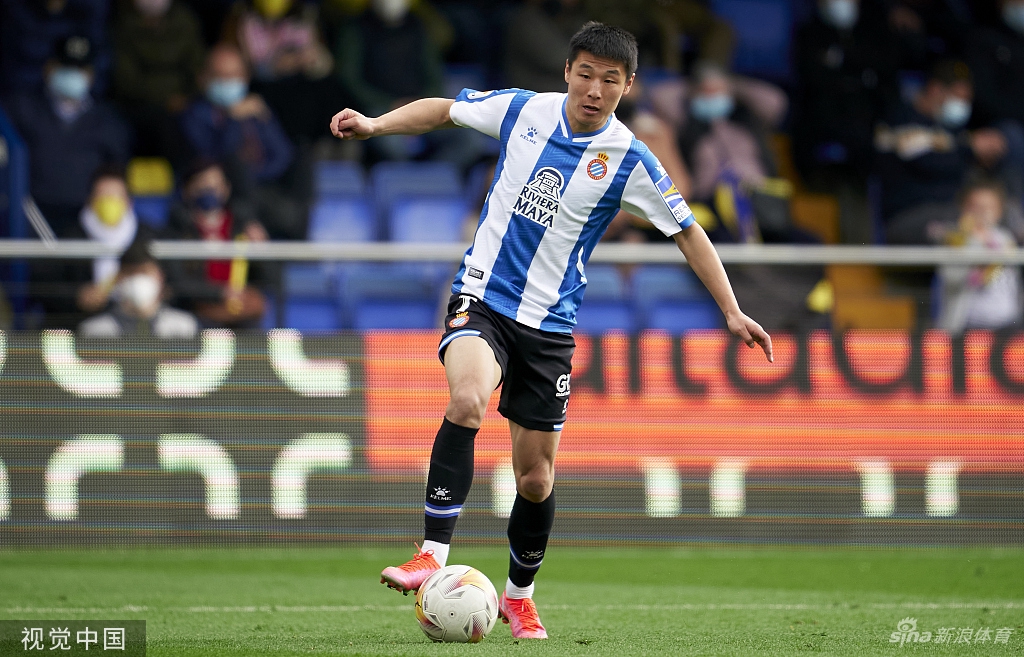 [西甲]西班牙人1-5惨败 武磊上场8分钟无射门