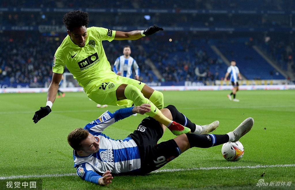 [西甲]西班牙人1-2负 武磊连续5轮替补未出场