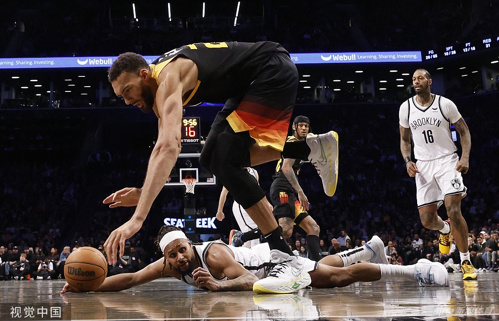 [NBA]爵士106-114篮网 杜兰特轰37分9板8助