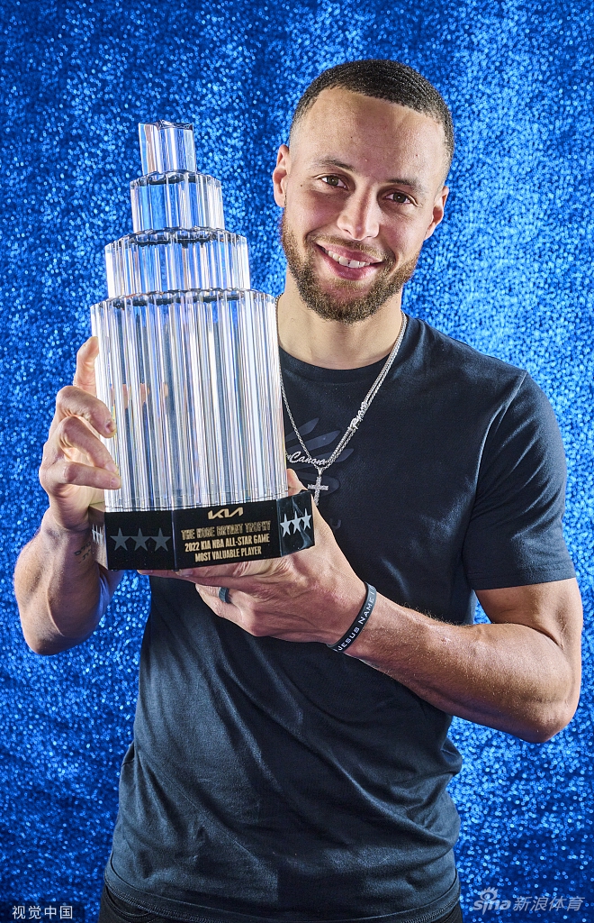 库里拍摄NBA全明星赛MVP写真