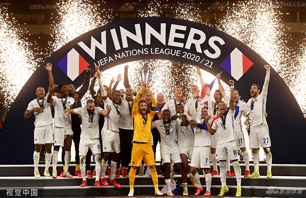 [欧国联]法国2-1逆转西班牙夺冠