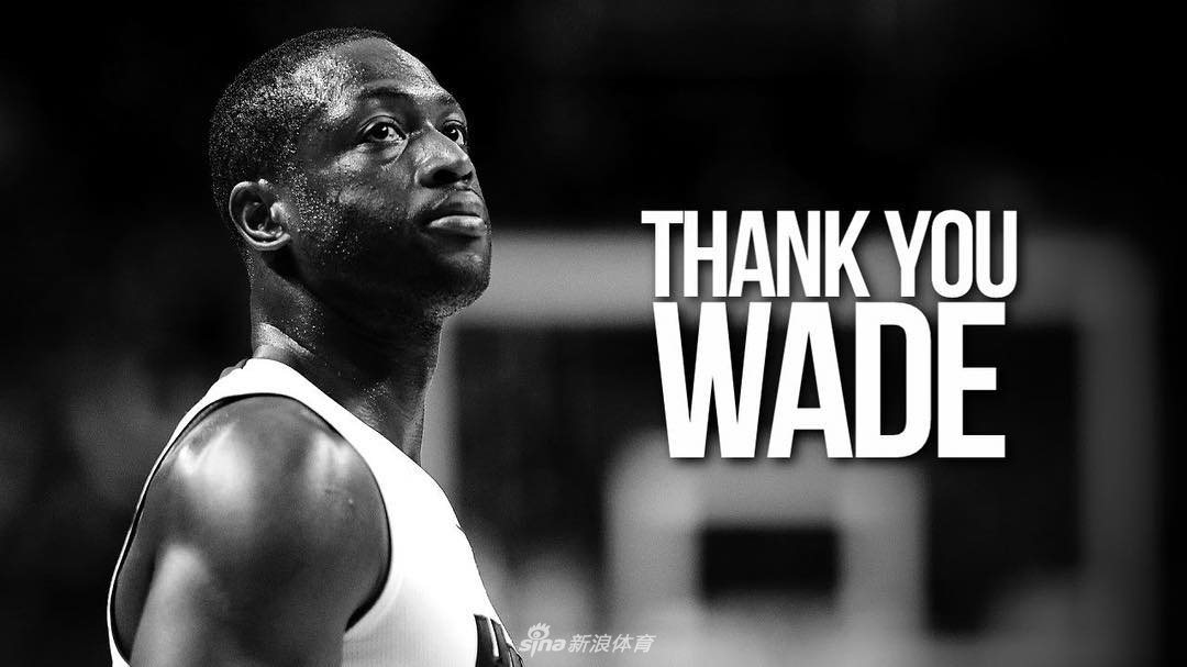 美媒体发海报致敬韦德 送别热火3号