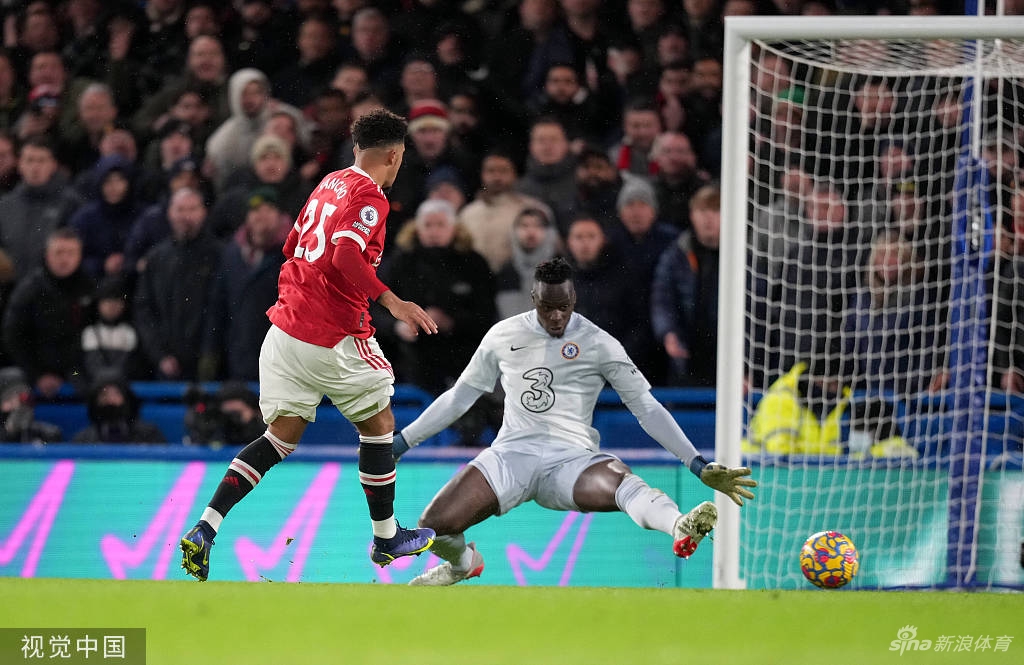 [英超]切尔西1-1曼联 桑乔若日尼奥进球