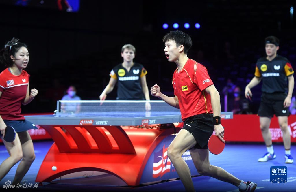 [世乒赛]中美组合林高远/张安3-1德国组合