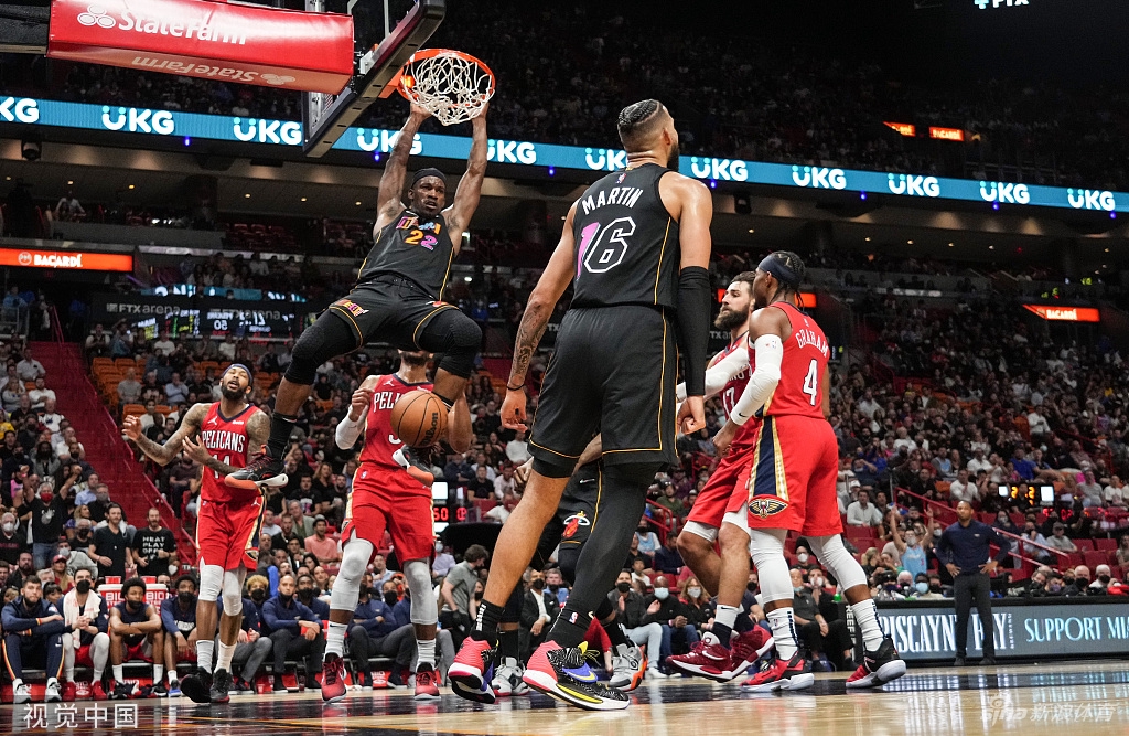 [NBA常规赛]鹈鹕98-113热火