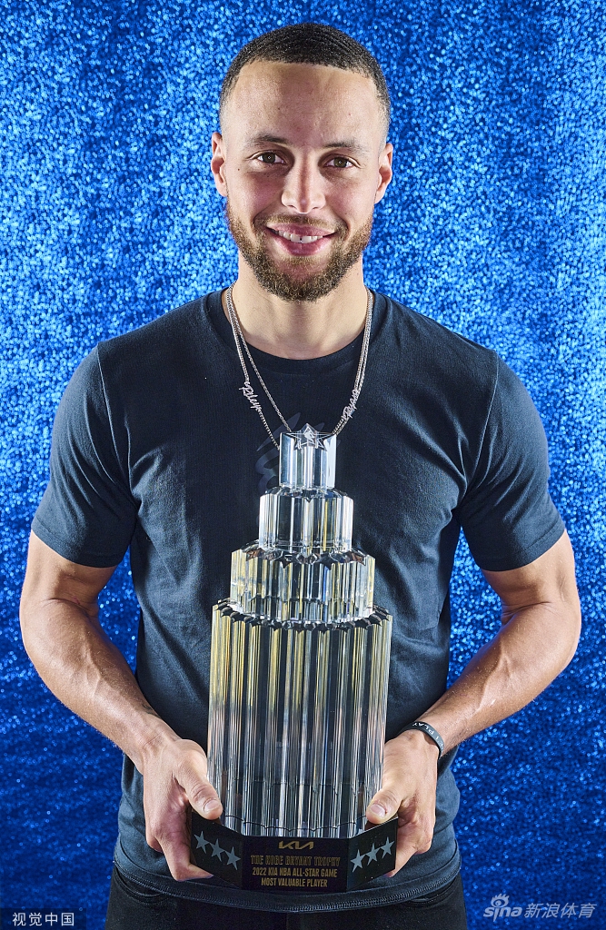 库里拍摄NBA全明星赛MVP写真
