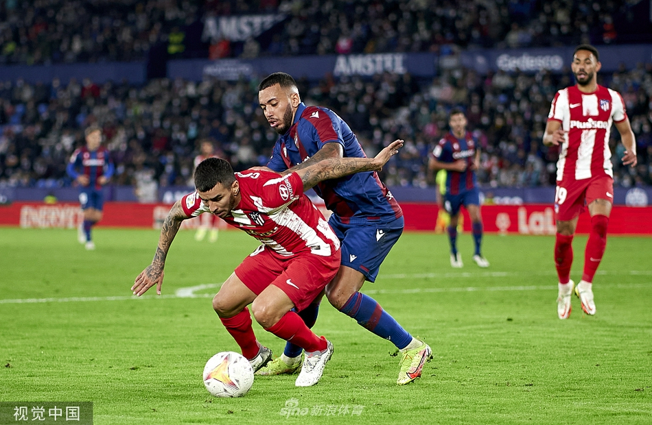 [西甲]莱万特2-2马德里竞技