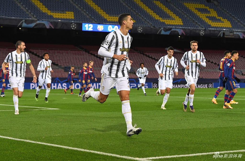 [欧冠]巴萨主场0-3尤文 C罗2球改写纪录