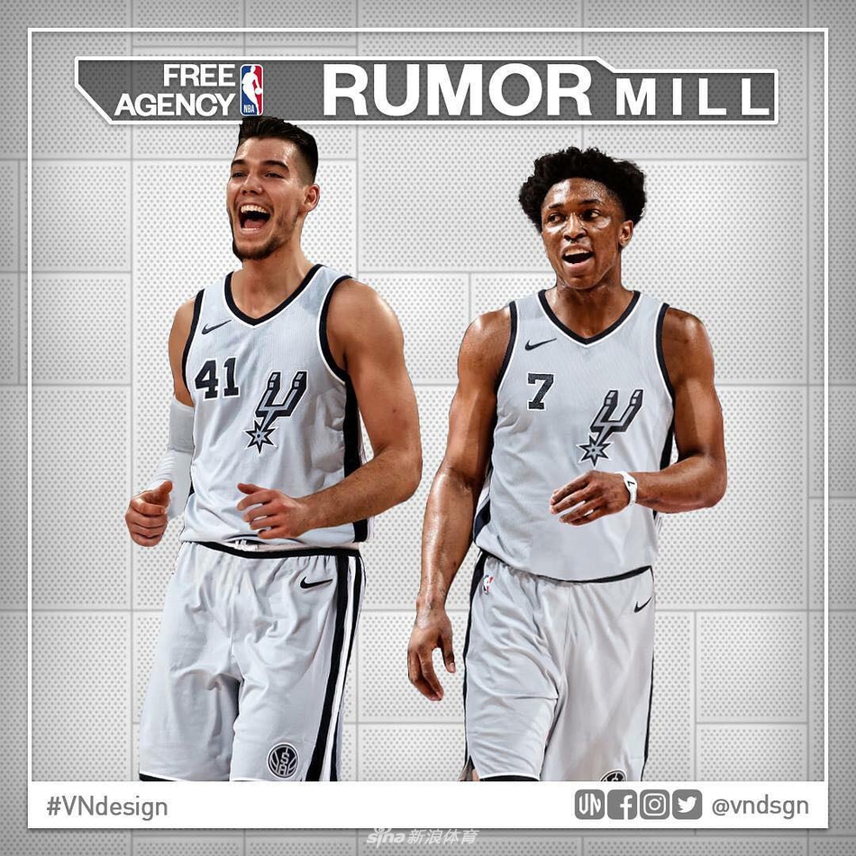 马刺有意纽约/活塞小将