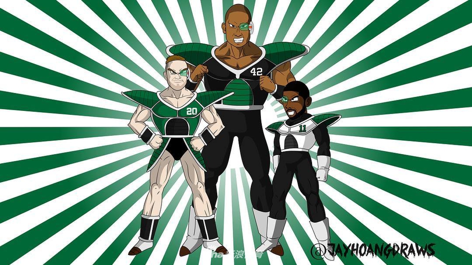 龙珠NBA：沙鲁詹皇VS勇士超级赛亚人