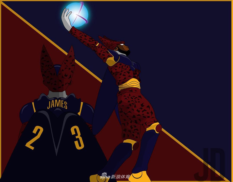 龙珠NBA：沙鲁詹皇VS勇士超级赛亚人