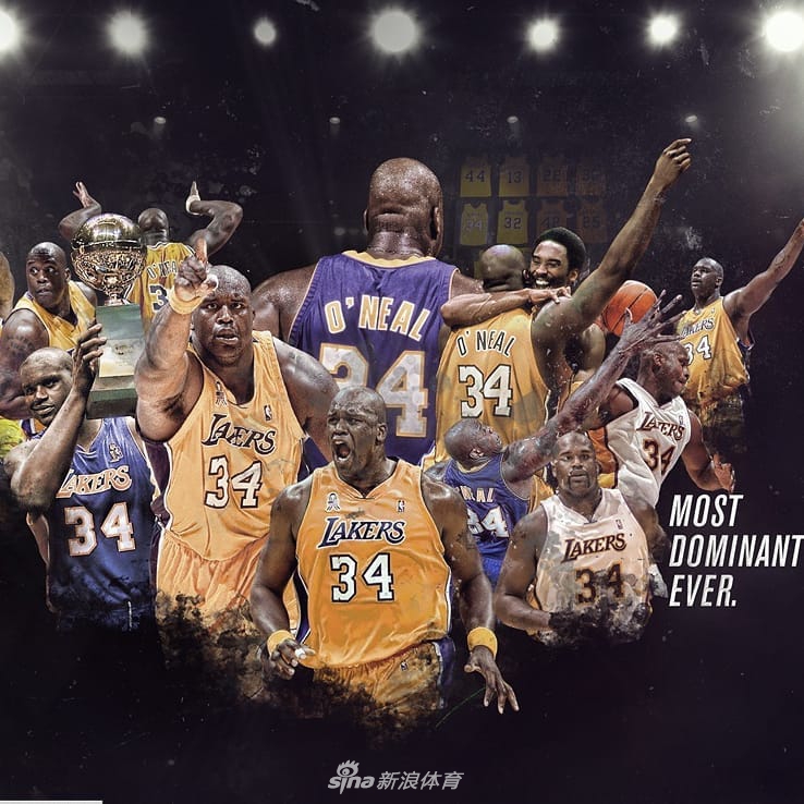 曾经无敌篮下的大鲨鱼