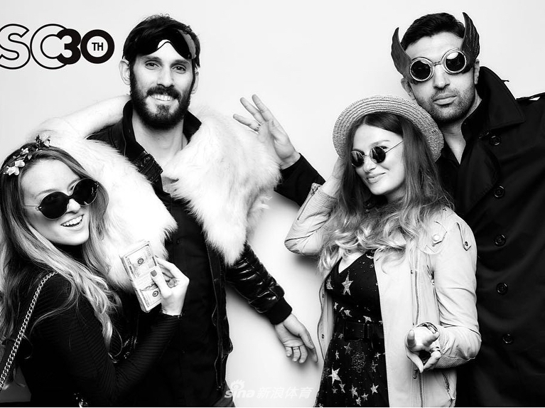 库里30岁生日大趴杜兰特格林助阵