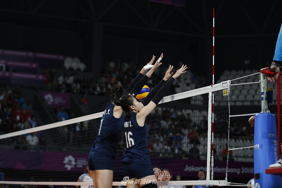 新浪直击女排中国3-0泰国夺冠