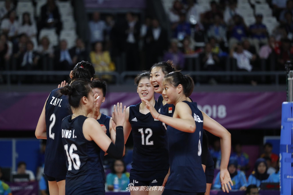 新浪直击女排中国3-0泰国夺冠