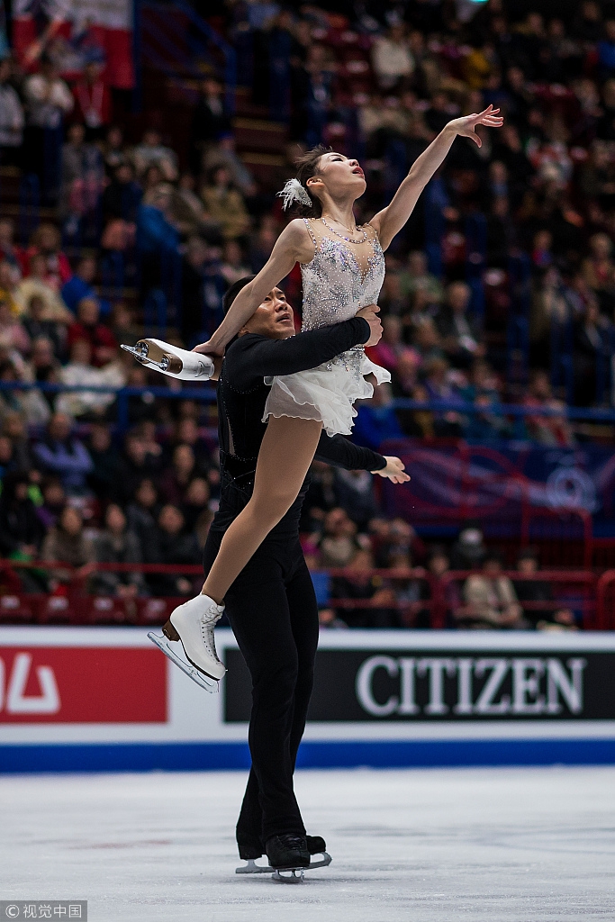 张昊/于小雨花样滑冰锦标赛高光时刻