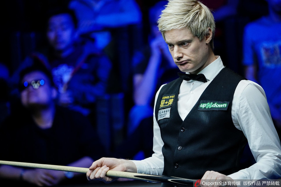 斯诺克中国赛1/4决赛：凯拉奇vs罗伯逊