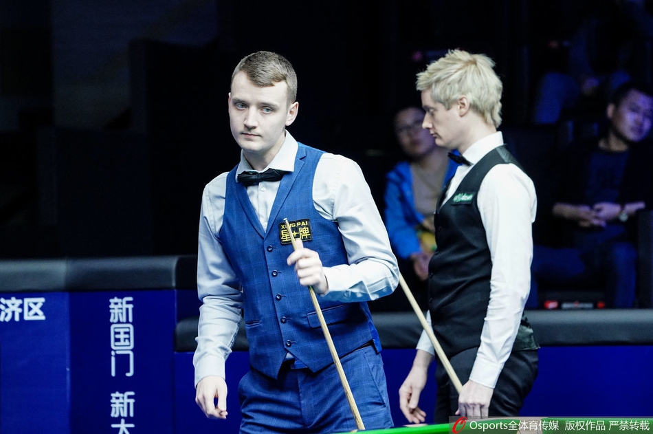 斯诺克中国赛1/4决赛：凯拉奇vs罗伯逊