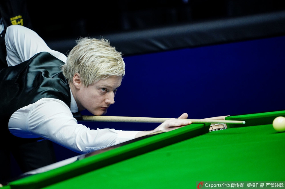 斯诺克中国赛1/4决赛：凯拉奇vs罗伯逊