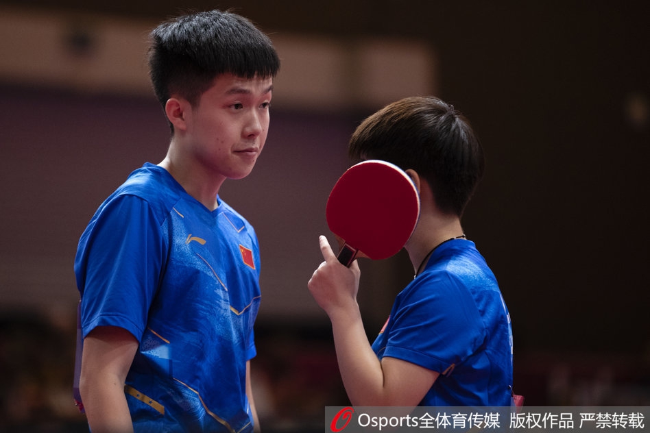 王楚钦/孙颖莎胜林高远/王曼昱获混双冠军