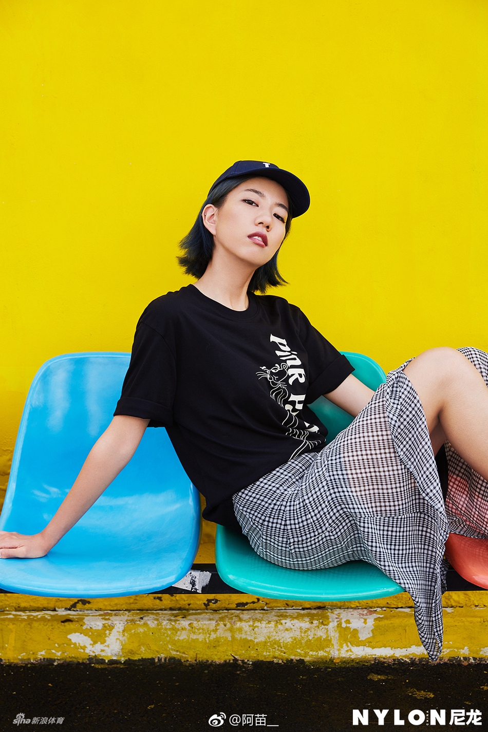 甜美霸气各种风格一应俱全 篮球美女阿苗美照合集