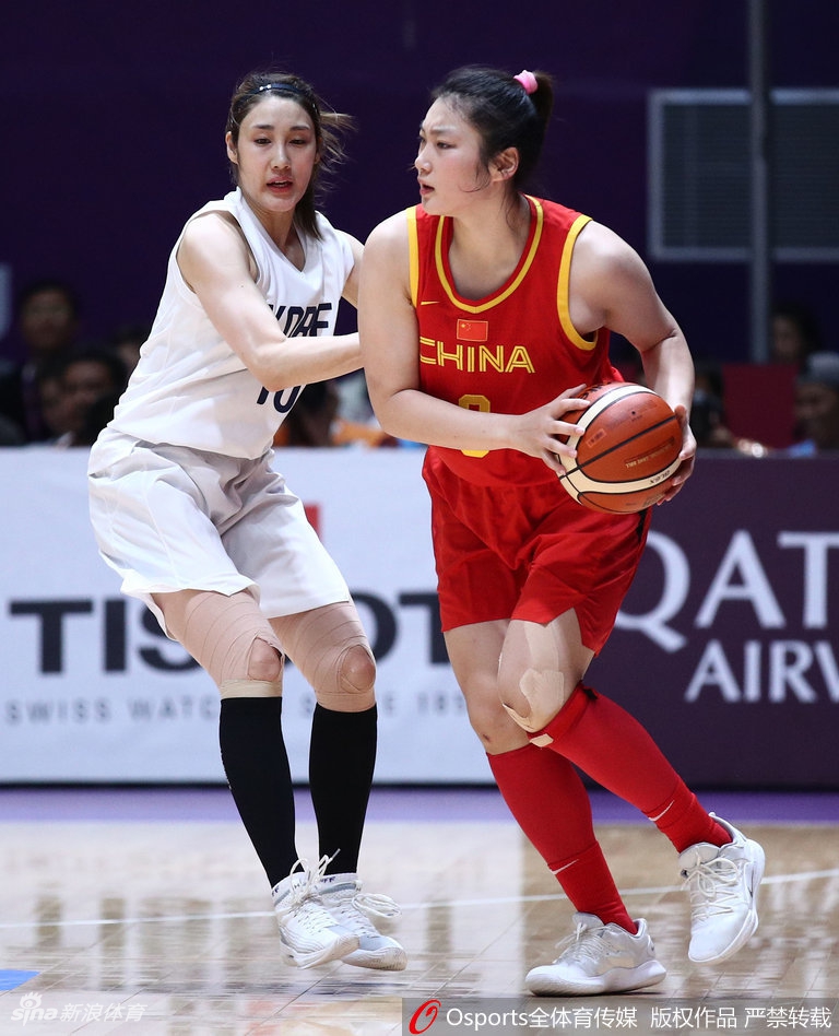亚运女篮决赛：中国71-65胜朝韩联队摘金