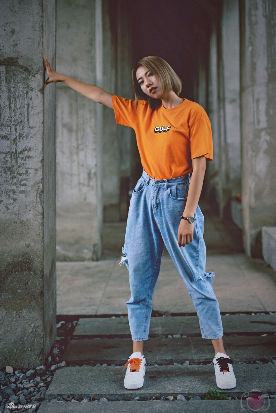 甜美霸气各种风格一应俱全 篮球美女阿苗美照合集