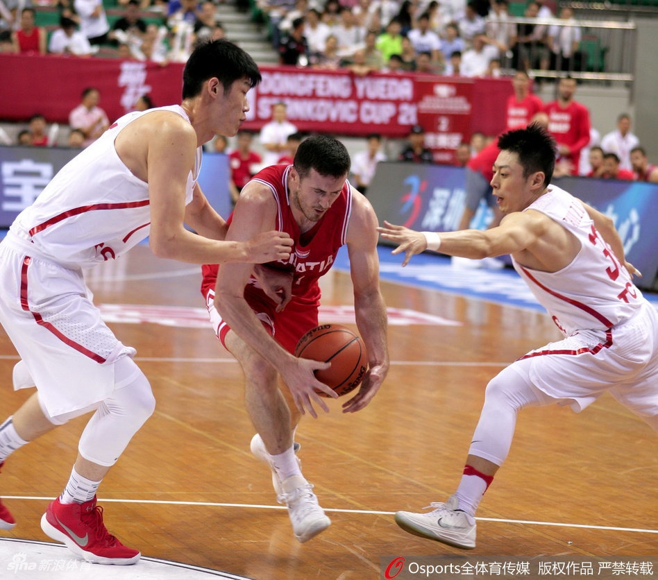 斯杯：男篮蓝队73-79克罗地亚