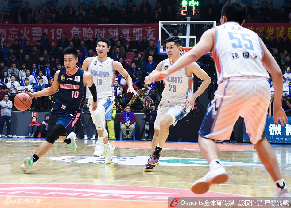CBA第27轮：新疆130-126广东