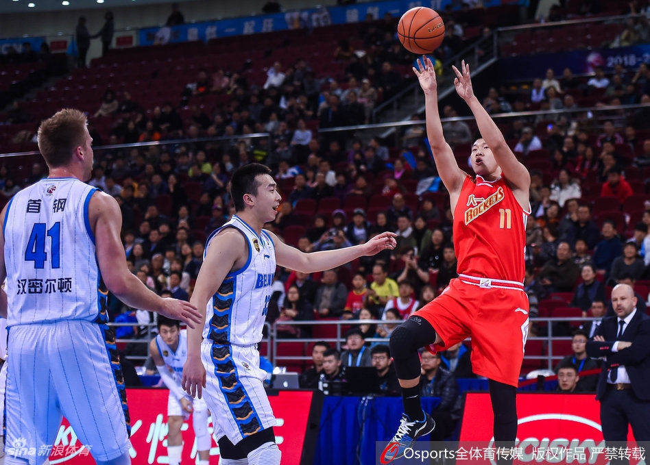 CBA第12轮：北京91-80八一
