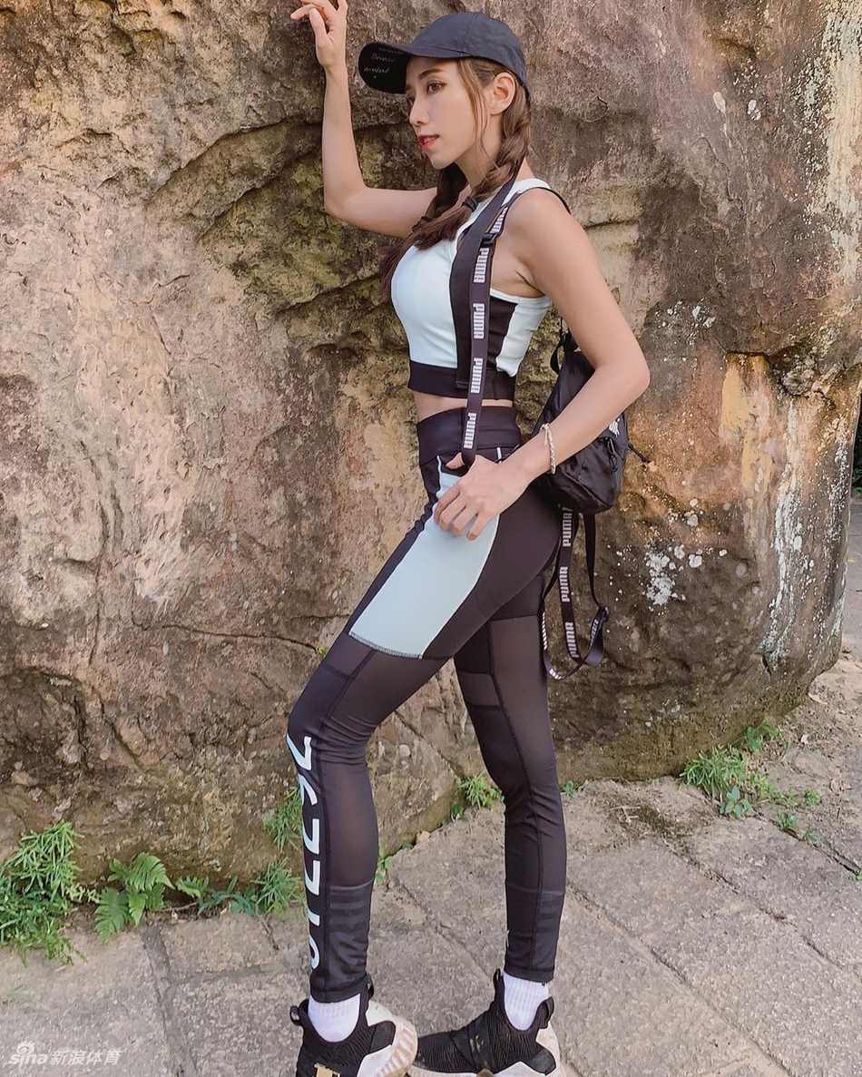 身材超正!模特小姐姐还是杜兰特球迷