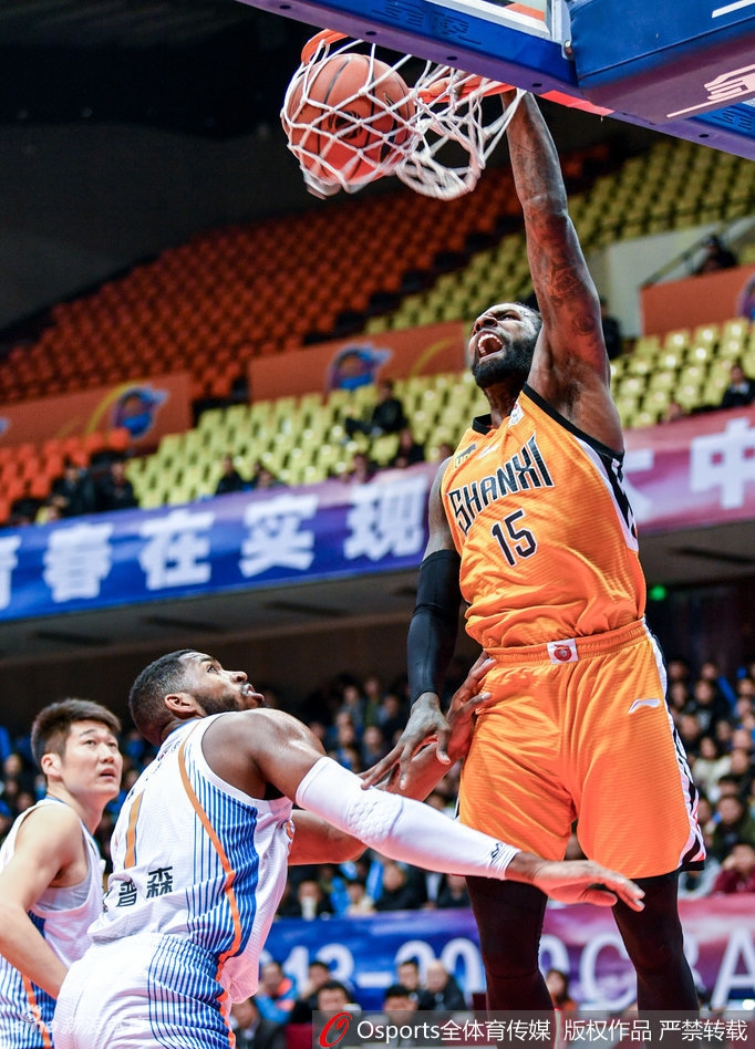CBA第24轮：四川103-95山西