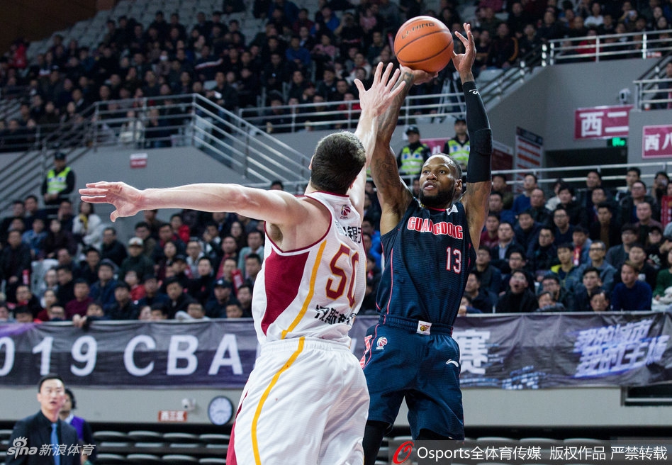 CBA第21轮:浙江97-103广东