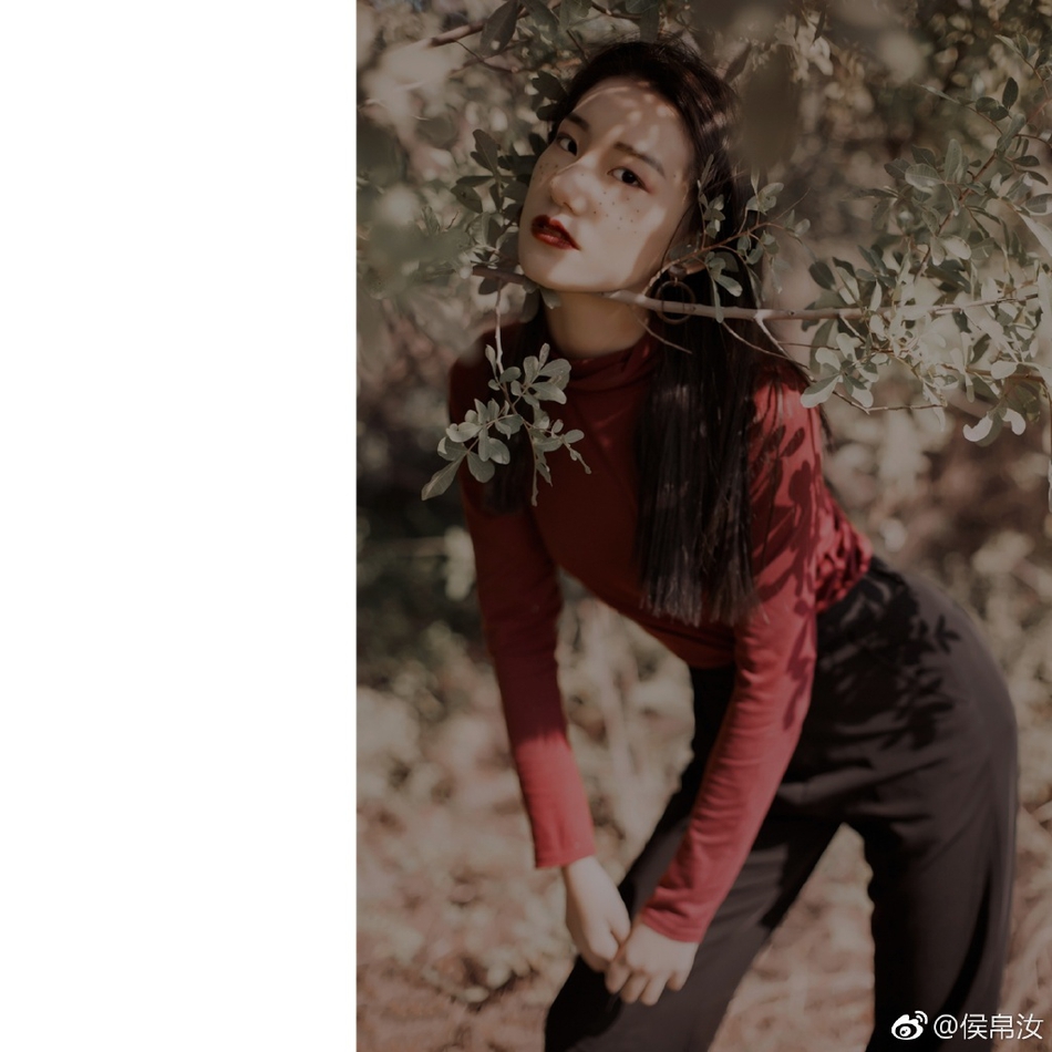 高挑模特姐姐!她还打过女篮校队